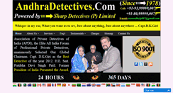 Desktop Screenshot of andhradetectives.com