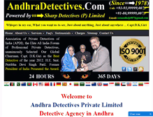 Tablet Screenshot of andhradetectives.com